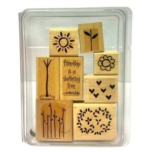 Stampin’ Up! “Two-Step Stampin’ Sheltering Tree” Rubber Stamp Set (2006)